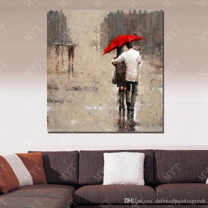 Umbrella Man Painting