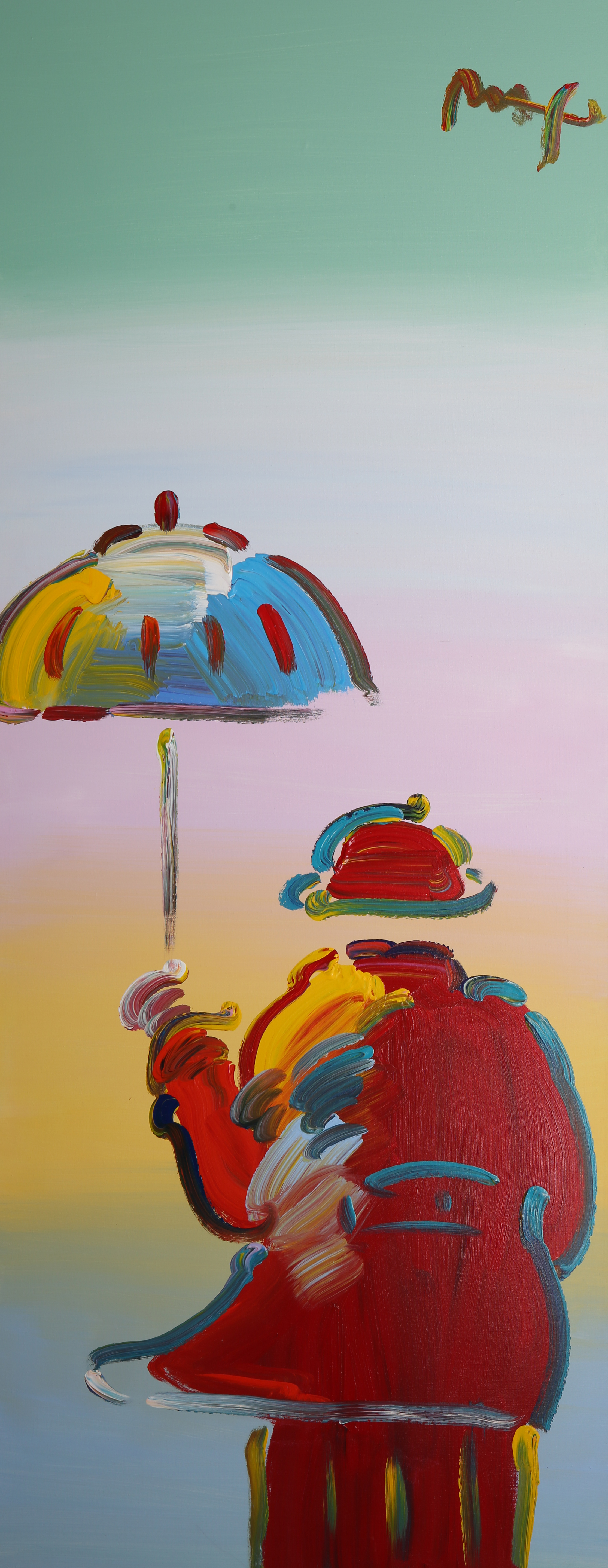 2232x5760 Umbrella Man Painting Sells - Umbrella Man Painting