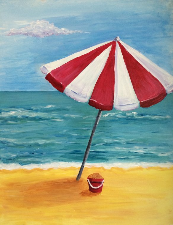 584x757 Li Pour House (Port Jefferson) 08312017 Paint Nite Event - Umbrella Painting