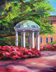 233x300 The Old Well Unc Painting By Jeff Pittman - Unc Painting