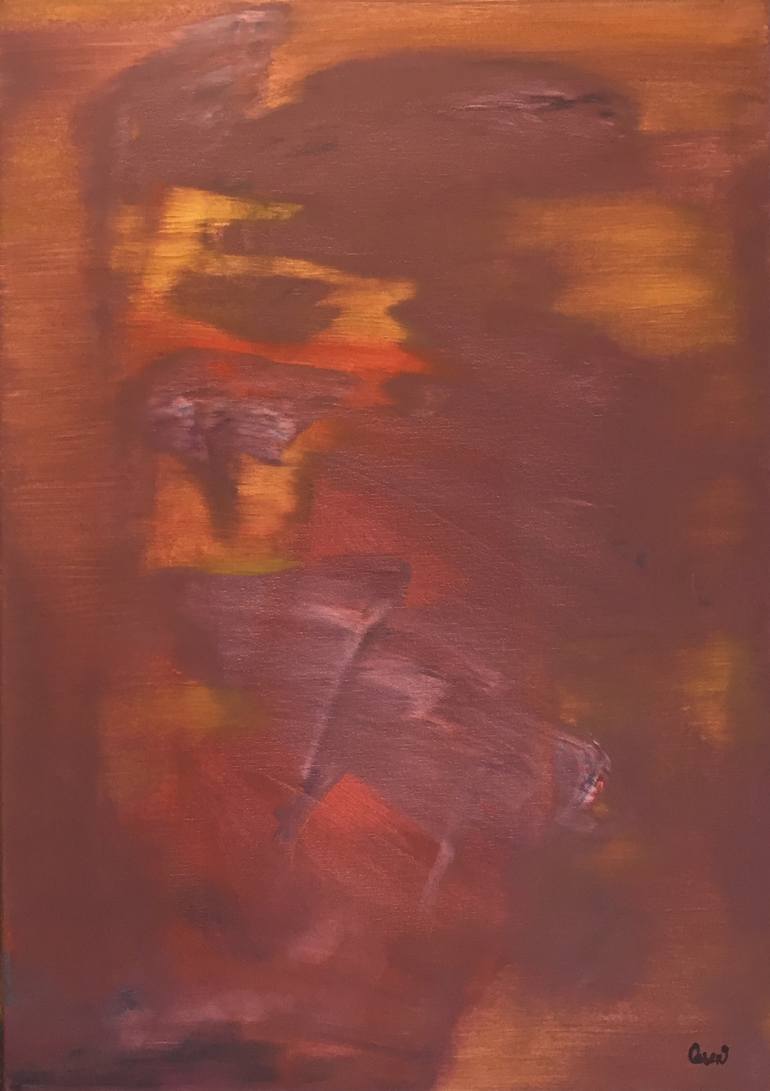 770x1091 Saatchi Art Encounter With The Uncanny Painting By Claudia Caseri - Uncanny Painting