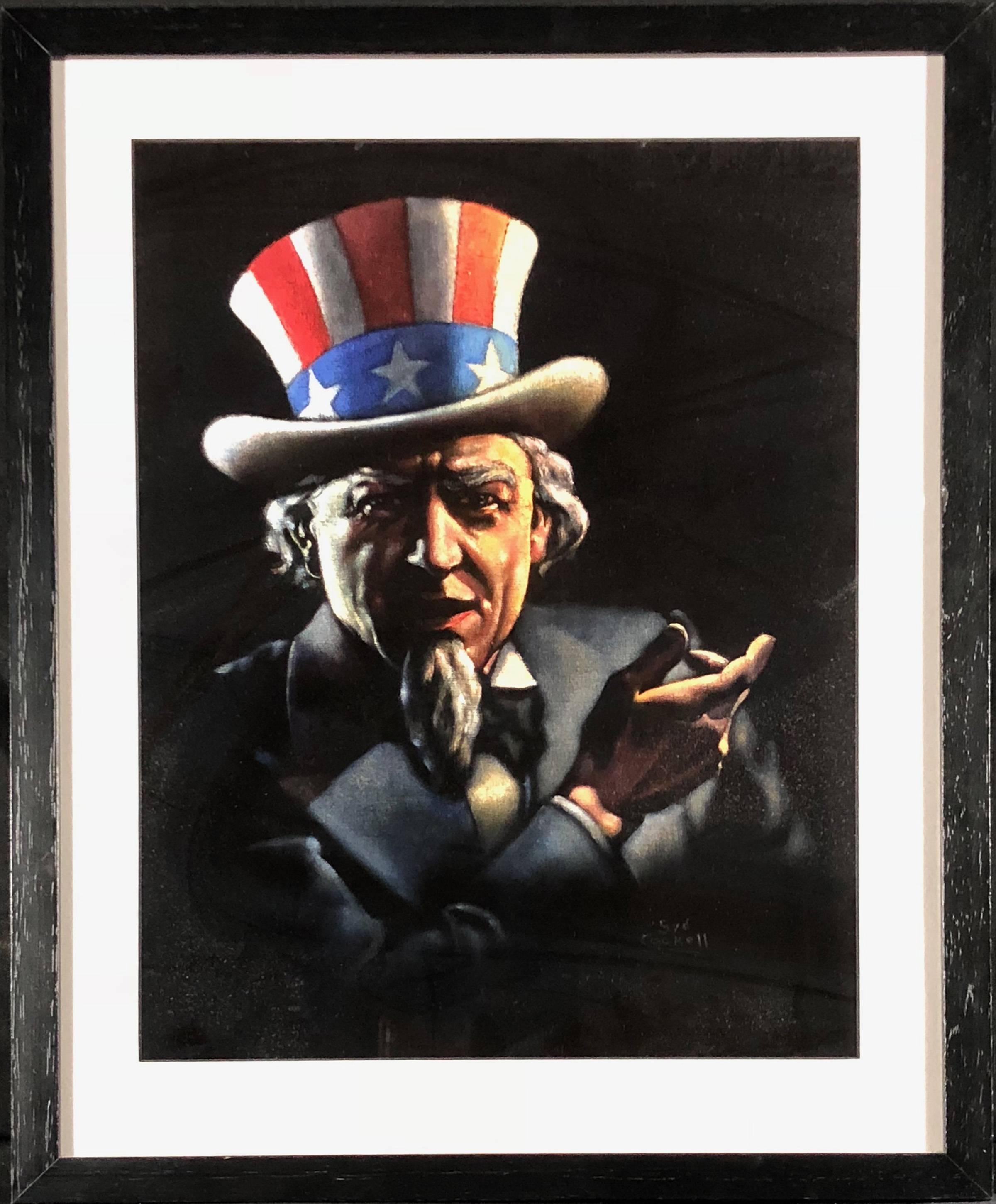 2400x2900 Syd Cockell - Uncle Sam Painting
