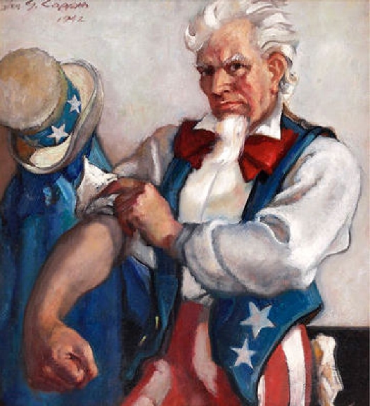 526x578 Uncle Sam American Gallery - Uncle Sam Painting