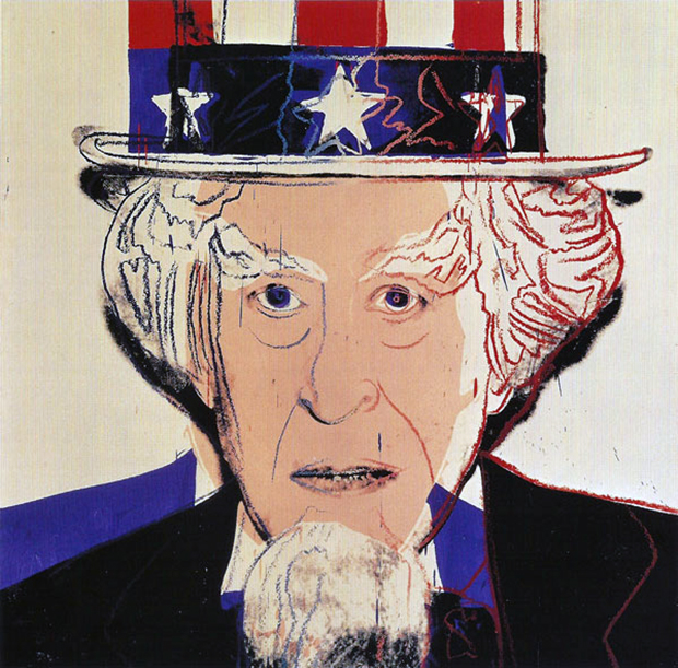 620x611 When Warhol Painted Uncle Sam Art Agenda Phaidon - Uncle Sam Painting