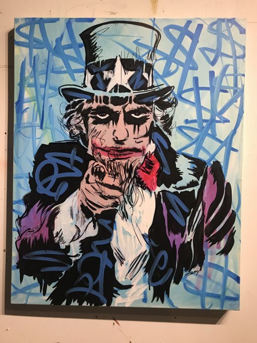 525x700 Dillon Boy - Uncle Sam Painting