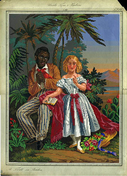 432x600 The Tie Ins Of Uncle Tom's Cabin - Uncle Tom And Little Eva Painting