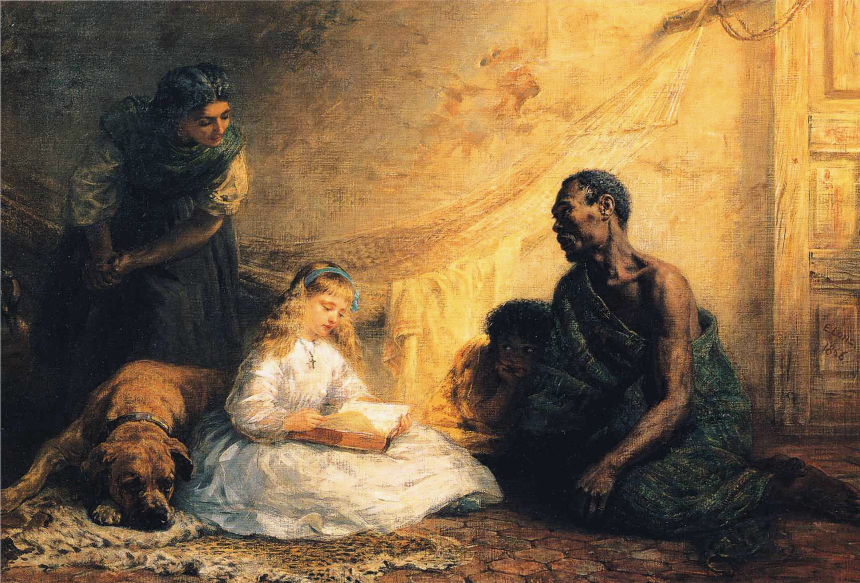 1725x1171 Fileedwin Longsden Long - Uncle Tom And Little Eva Painting