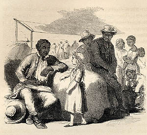 300x276 Illustrating Uncle Tom's Cabin - Uncle Tom And Little Eva Painting