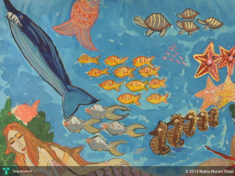 825x618 Deep Under Ocean Touchtalent - Under The Ocean Painting