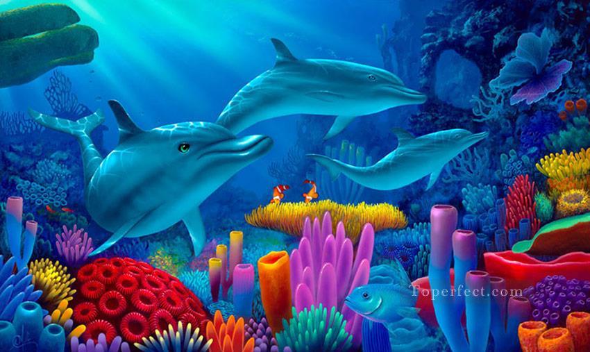 850x507 Secrets Of The Sea Under Sea Painting In Oil For Sale - Under The Sea Painting