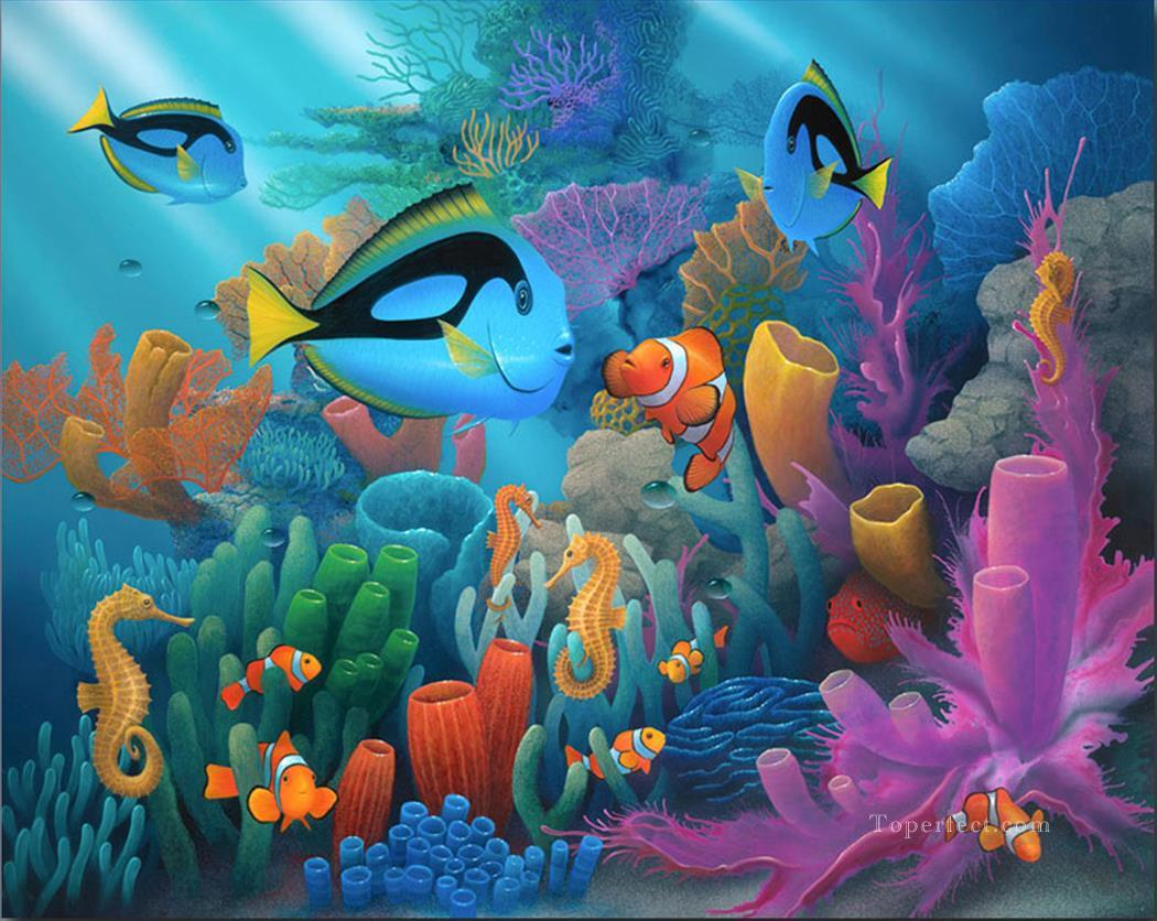 1050x836 Under The Sea Painting Friends Of The Sea Under Sea Painting - Under The Sea Painting