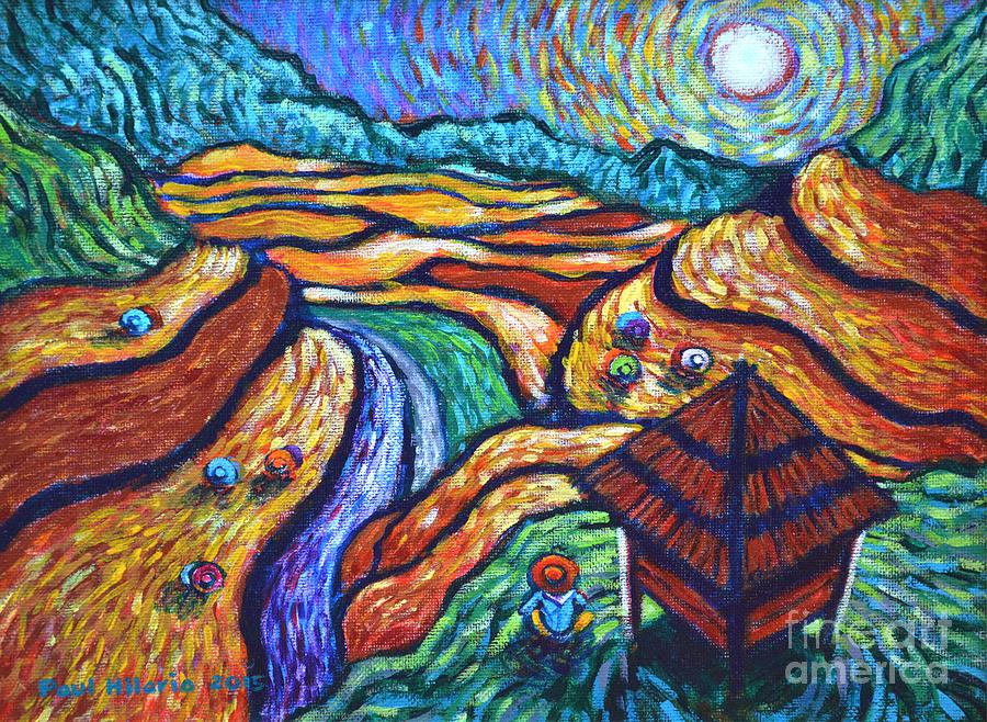 900x658 Over The Mountains Under The Sun Painting By Paul Hilario - Under The Sun Painting