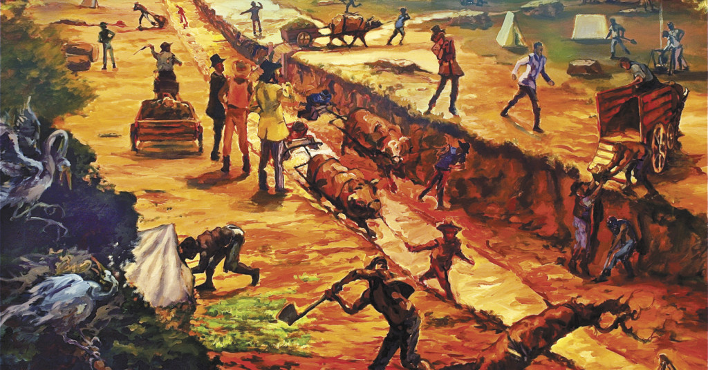 1024x536 Art Priest'S - Underground Railroad Painting