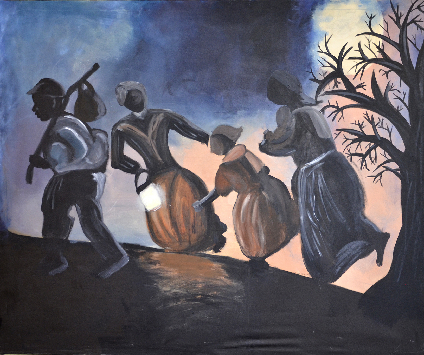 1630x1367 Ohs Student Murals City Of Oberlin - Underground Railroad Painting