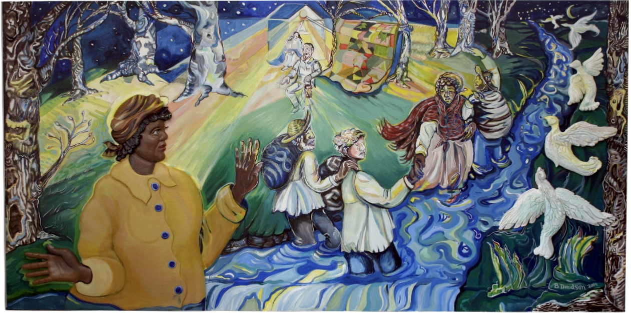 1261x625 Underground Railroad Heroes Of Civil Rights - Underground Railroad Painting