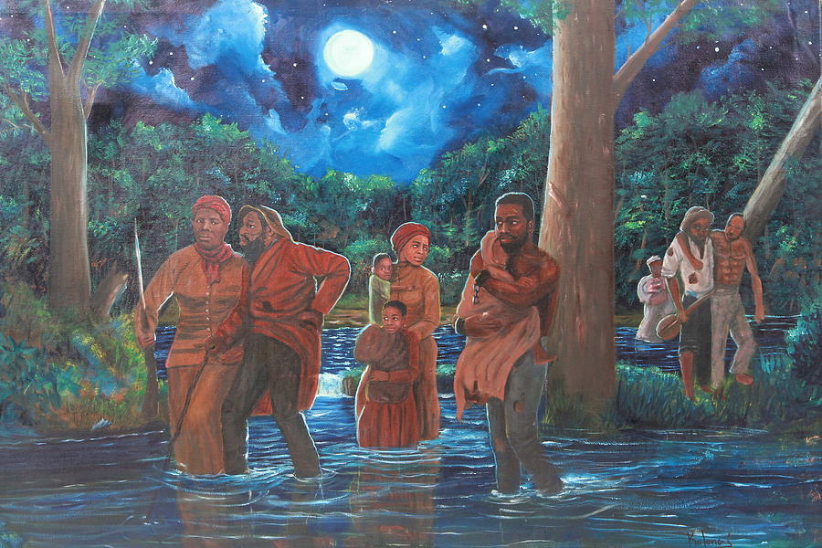 900x600 Underground Railroad Painting By Kolongi Theartist - Underground Railroad Painting
