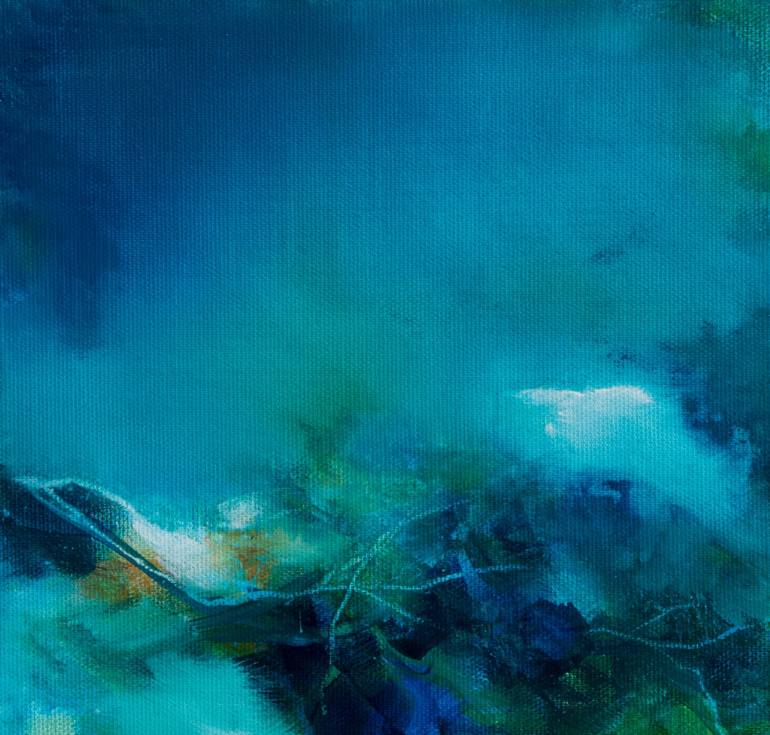 770x735 Saatchi Art Underwater - Underwater Abstract Painting