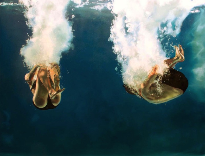 721x548 Pool Art Exciting Things Only ! Exciting Things Only ! - Underwater Art Painting