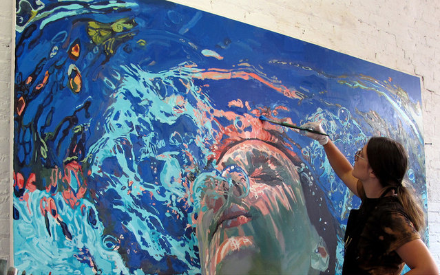 639x400 Underwater Paintings,samantha French, Oil On Canvas, 2010 Art - Underwater Canvas Painting