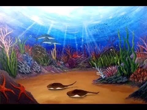 480x360 Life Underwater - Underwater Coral Painting