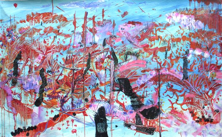 770x476 Saatchi Art Underwater Landscape Painting By Lilian Russo - Underwater Landscape Painting