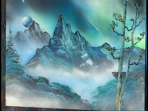 480x360 Spray Paint Galaxies, Mountains, Underwater Painting - Underwater Landscape Painting