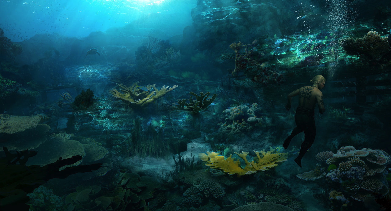 1280x690 Inspirations Underwater Worlds - Underwater Landscape Painting