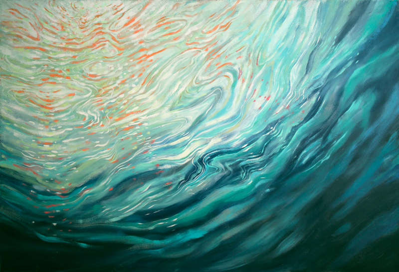 Underwater Looking Up Painting at Explore
