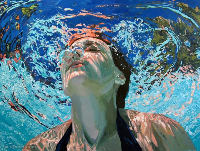 659x500 Underwater Paintings By Samantha 1 - Underwater Oil Painting