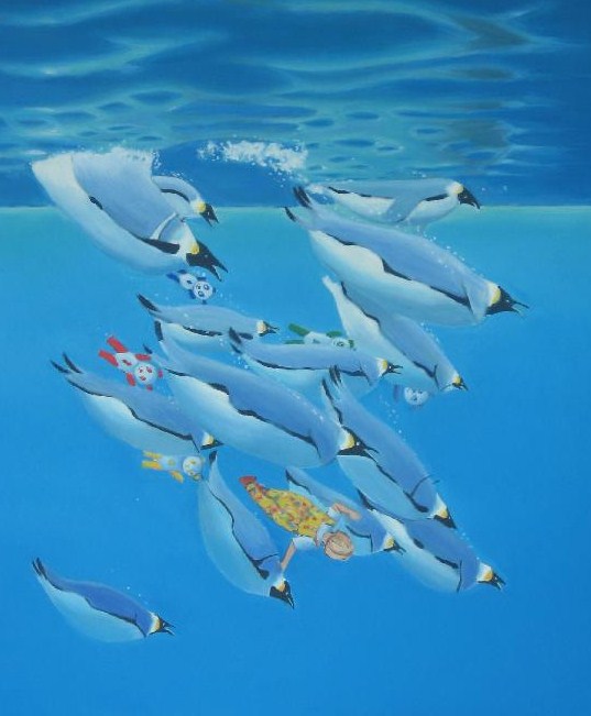 537x651 Oil Painting Medic What Art Techniques Can I Use To Paint - Underwater Painting