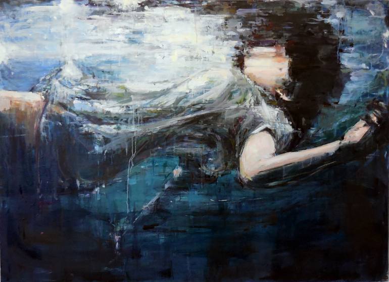 770x559 Saatchi Art Underwater Painting By Hyunju Kim - Underwater Painting