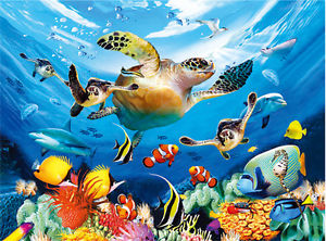 300x222 The Underwater World Lenticular 3d Picture Animal Poster Painting - Underwater Painting