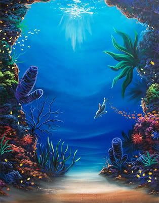 314x399 Underwater Paintings - Underwater Painting