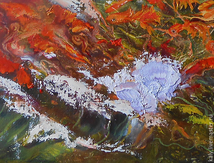 737x563 Original Painting Underwater Odyssey Shop Online On Livemaster - Underwater Painting Artist