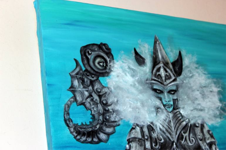 770x513 Saatchi Art Queen Of Underwater Painting By Nune Hovhannisyan - Underwater Painting Artist