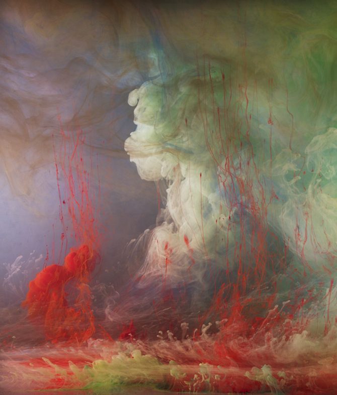 670x784 Abstract Underwater Art By Kim Keever - Underwater Painting Artist