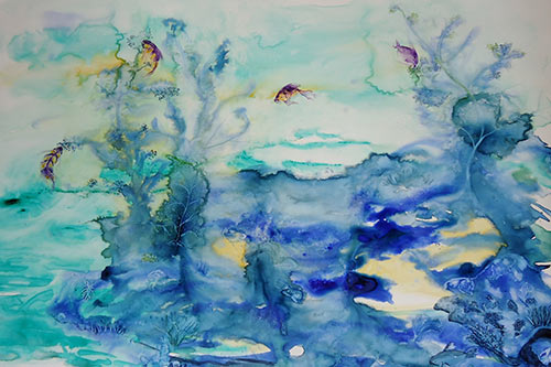 500x333 What A Watercolorist Who Wants To Paint Underwater Does - Underwater Painting Watercolor
