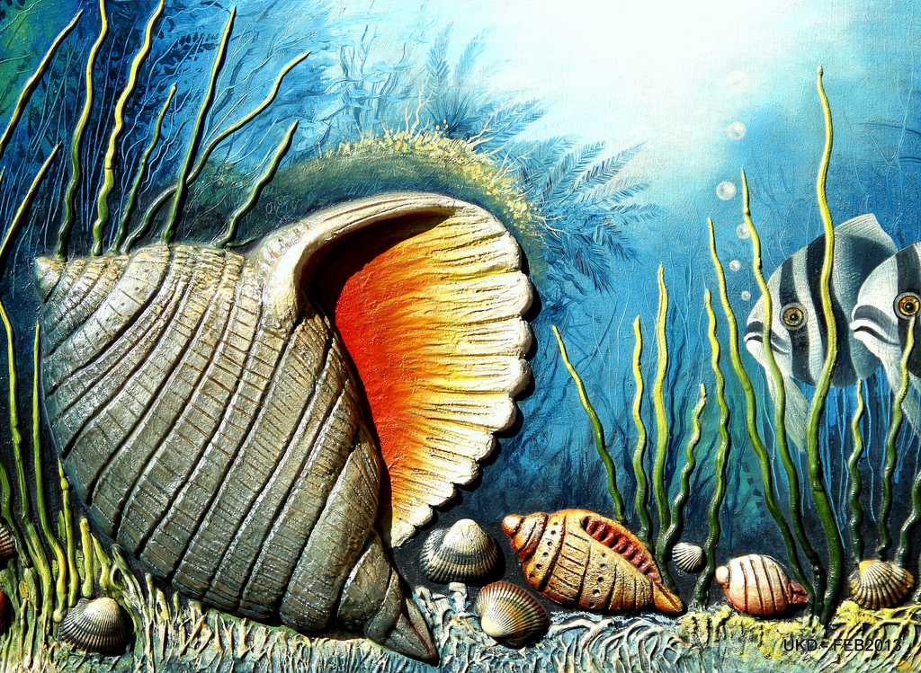 1024x749 Painting Of An Imaginary Underwater Scene Images2005 - Underwater Scene Painting