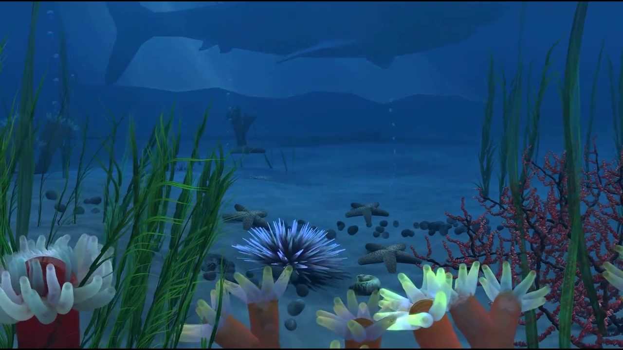 1280x720 Underwater Scene Using Paint Effects In Autodesk Maya - Underwater Scene Painting