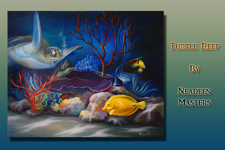 720x480 How To Paint Turtles Painting Turtles Marine Life - Underwater Scene Painting