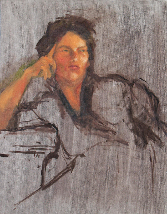 701x900 Unfinished Portrait Painting By Becky Kim - Unfinished Painting