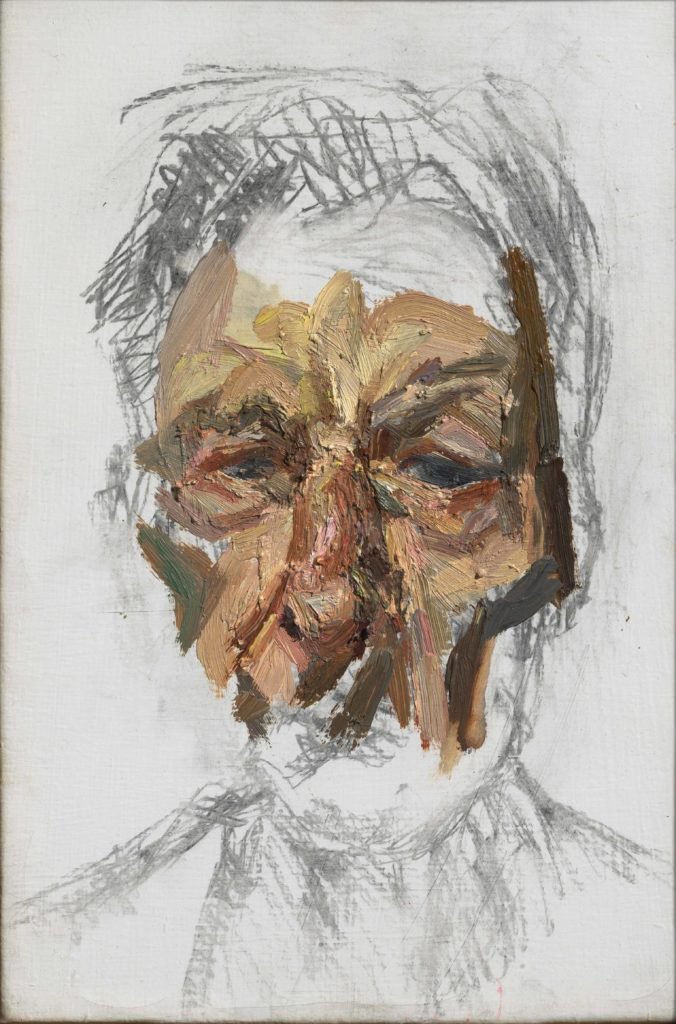 676x1024 Artwork By Lucian Freud - Unfinished Painting
