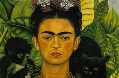 500x328 Frida Kahlo Gets A Totally Unnecessary Cover Girl Makeover - Unibrow Girl Painting