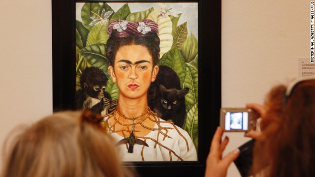 640x360 Queen Of The Selfie The Enduring Allure Of Frida Kahlo - Unibrow Girl Painting