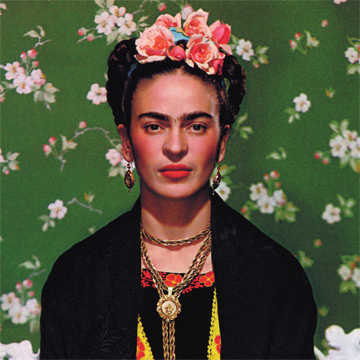 360x360 Cinemarina Frida Kahlo, Our Colorful Mexican - Unibrow Girl Painting