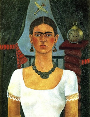 309x400 Frida Kahlo, Frieda And Diego Rivera (Video) Khan Academy - Unibrow Girl Painting
