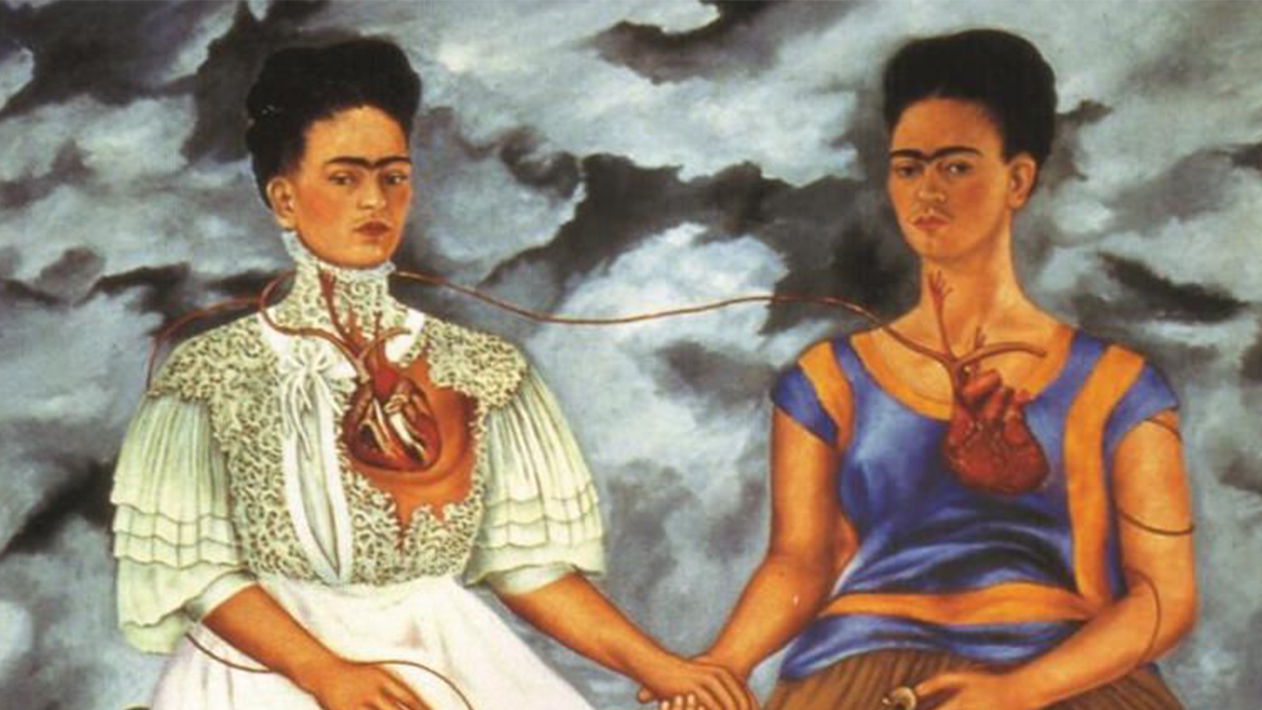 2560x1440 Frida Kahlo - Unibrow Painting