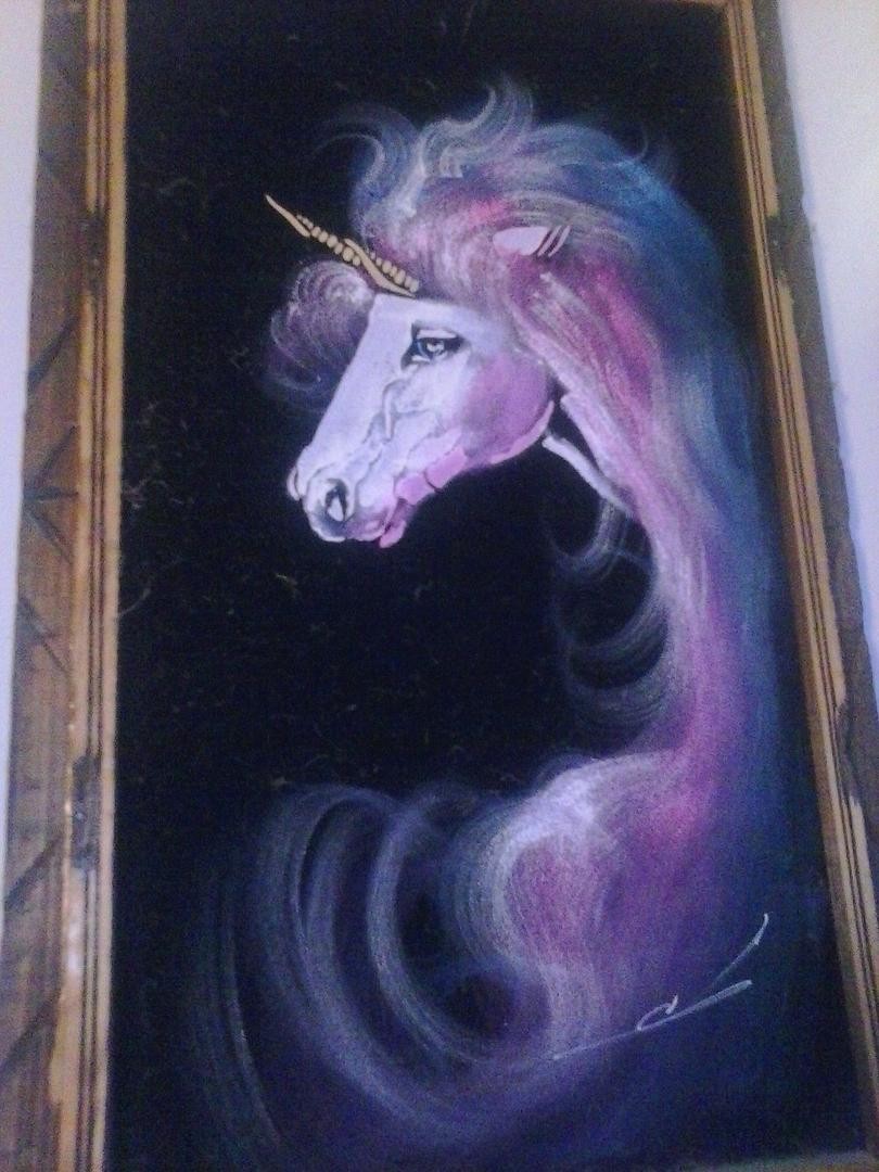 810x1080 Unicorn Oil Painting - Unicorn Oil Painting