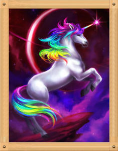 235x300 Unicorn Diy 5d Diamond Painting Animal Cross Stitch Embroidery - Unicorn Painting