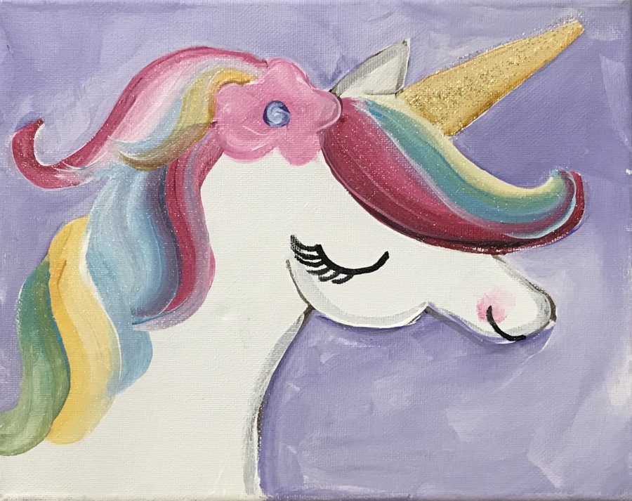 900x713 Unicorn Paint Night Adults 18 And Up - Unicorn Painting